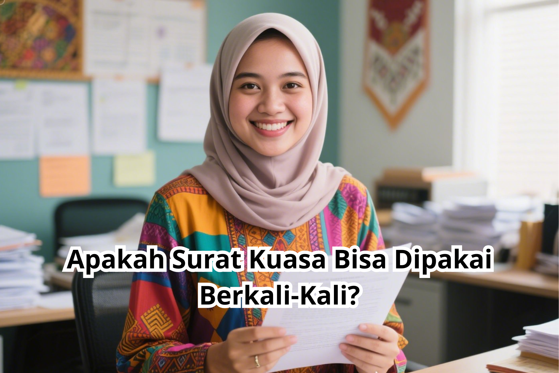 Apakah Surat Kuasa Bisa Dipakai Berkali-Kali?