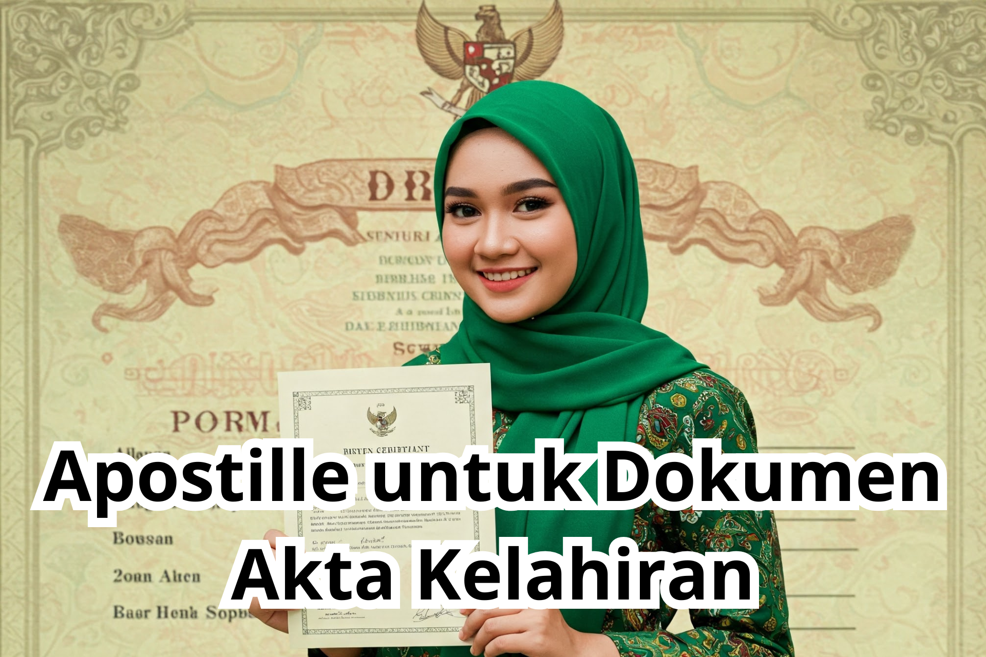 Apostille untuk Dokumen Akta Kelahiran