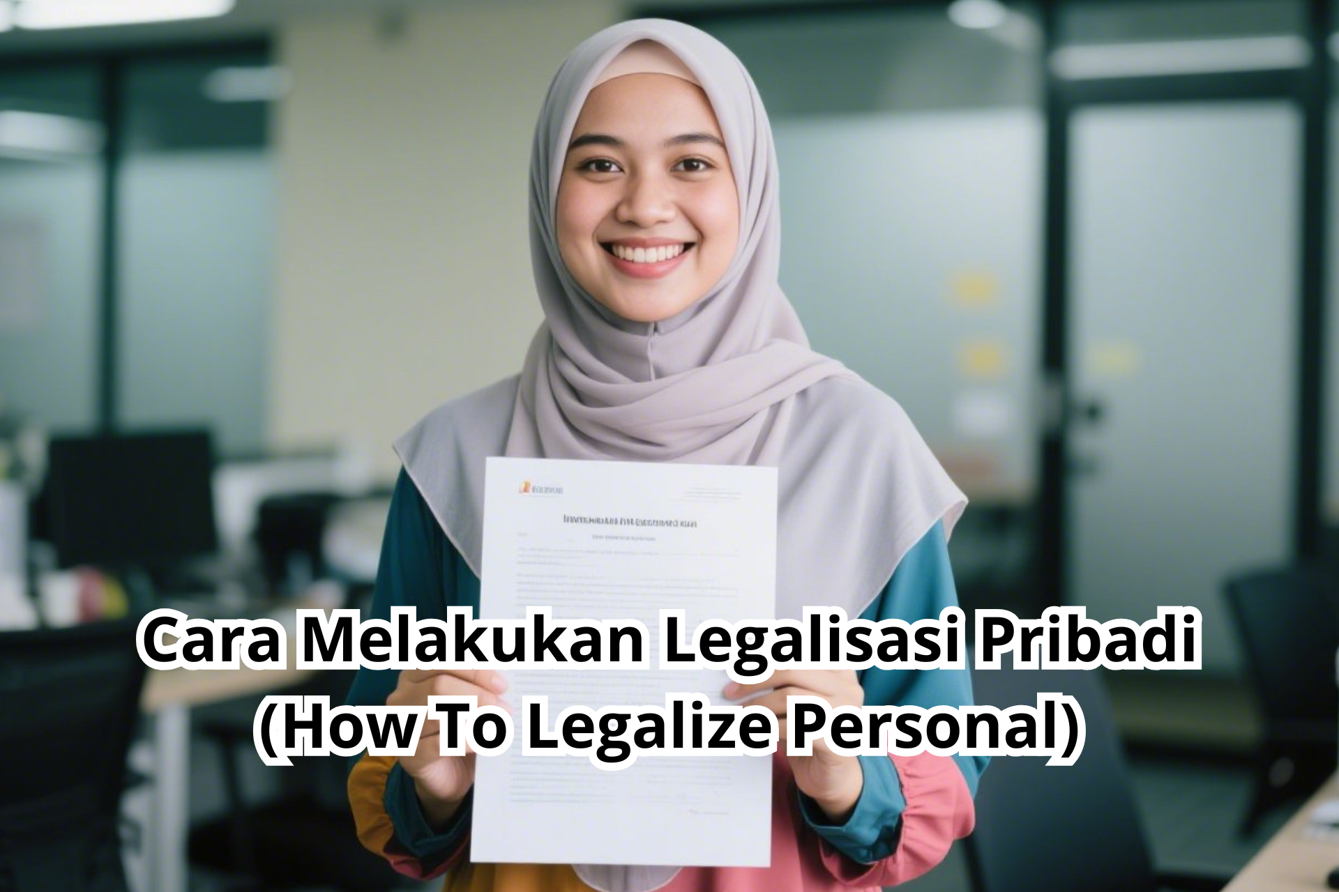 Cara Melakukan Legalisasi Pribadi (How To Legalize Personal)