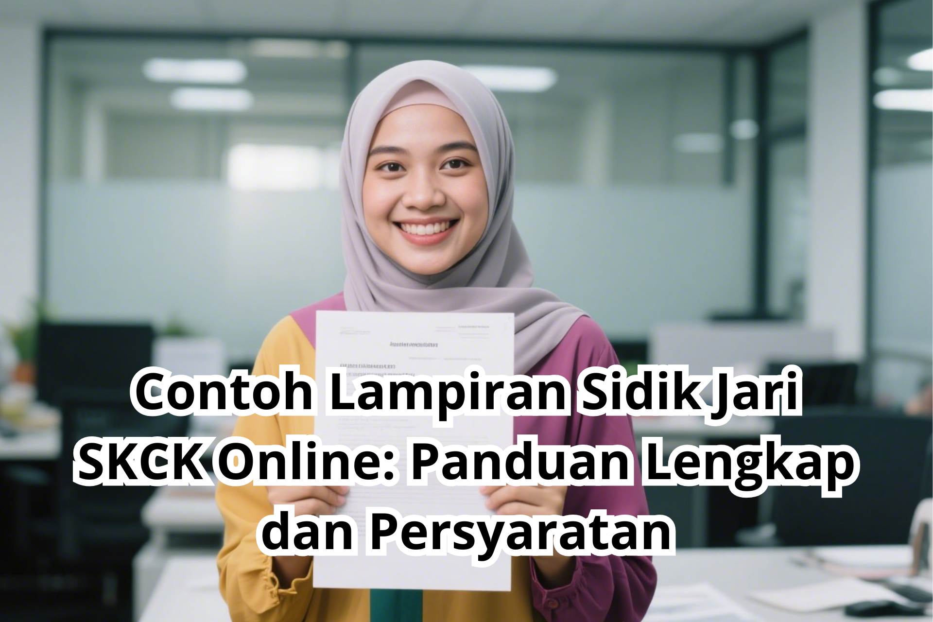 Contoh Lampiran Sidik Jari SKCK Online: Panduan Lengkap dan Persyaratan
