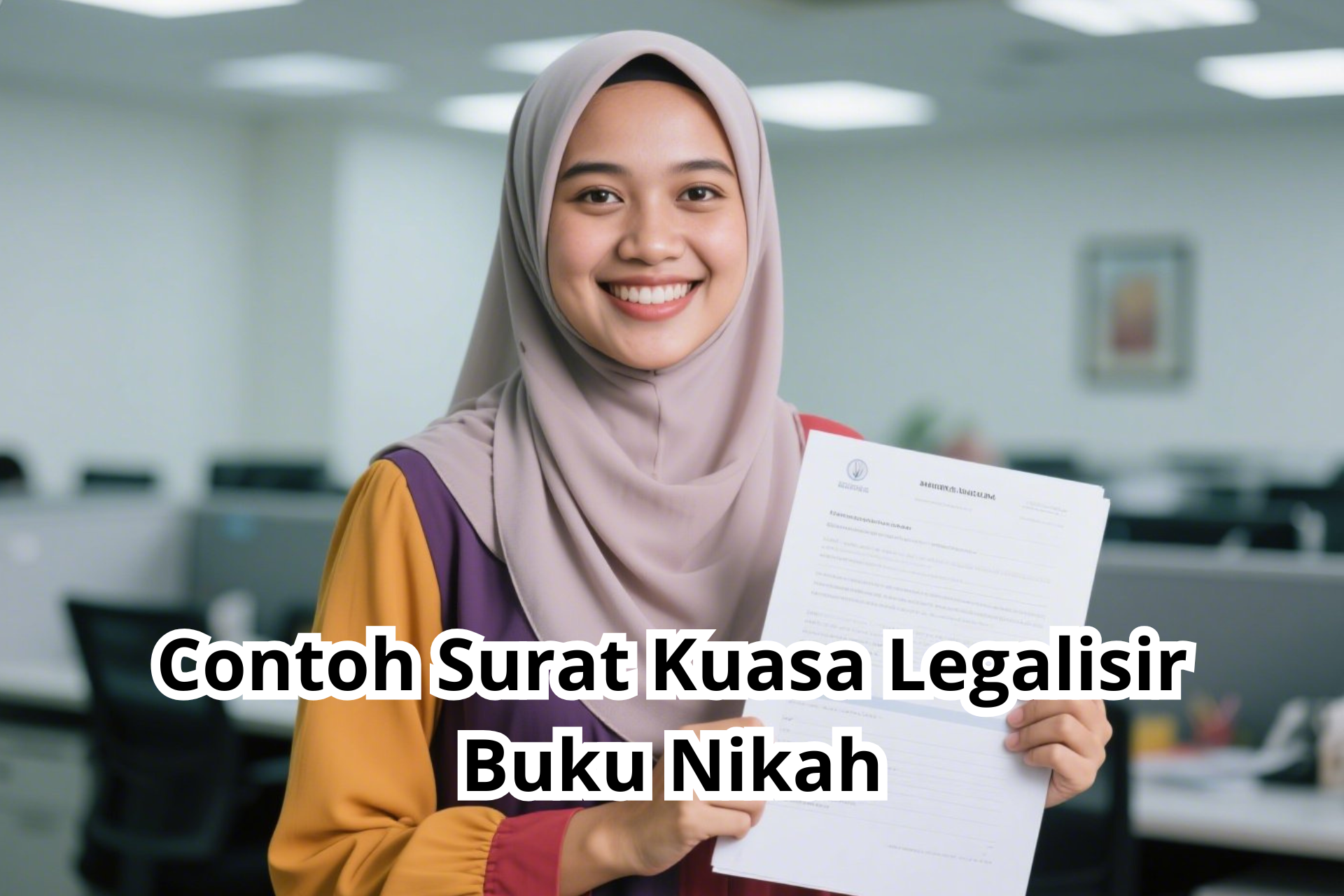 Contoh Surat Kuasa Legalisir Buku Nikah