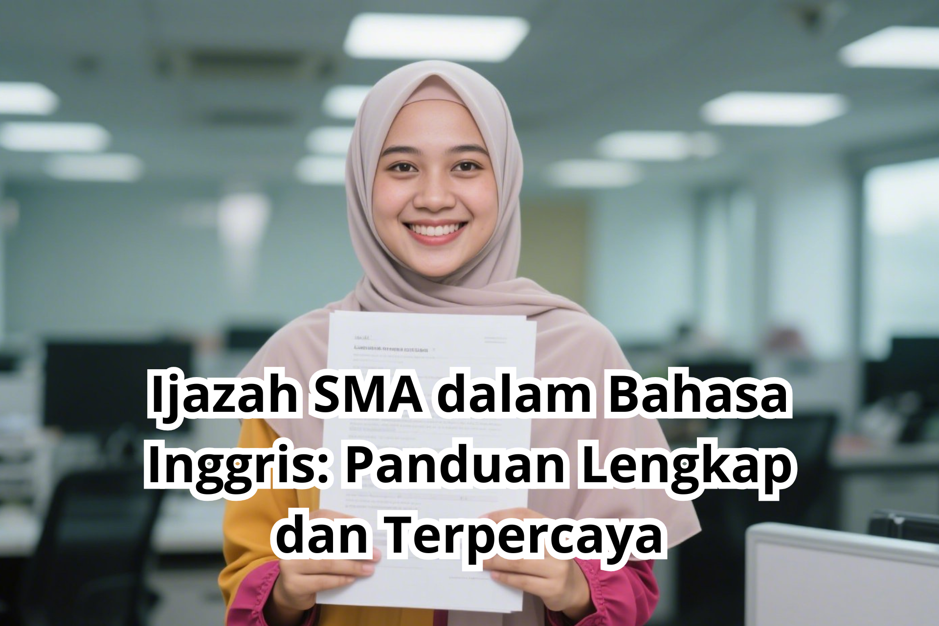 Ijazah SMA dalam Bahasa Inggris: Panduan Lengkap dan Terpercaya