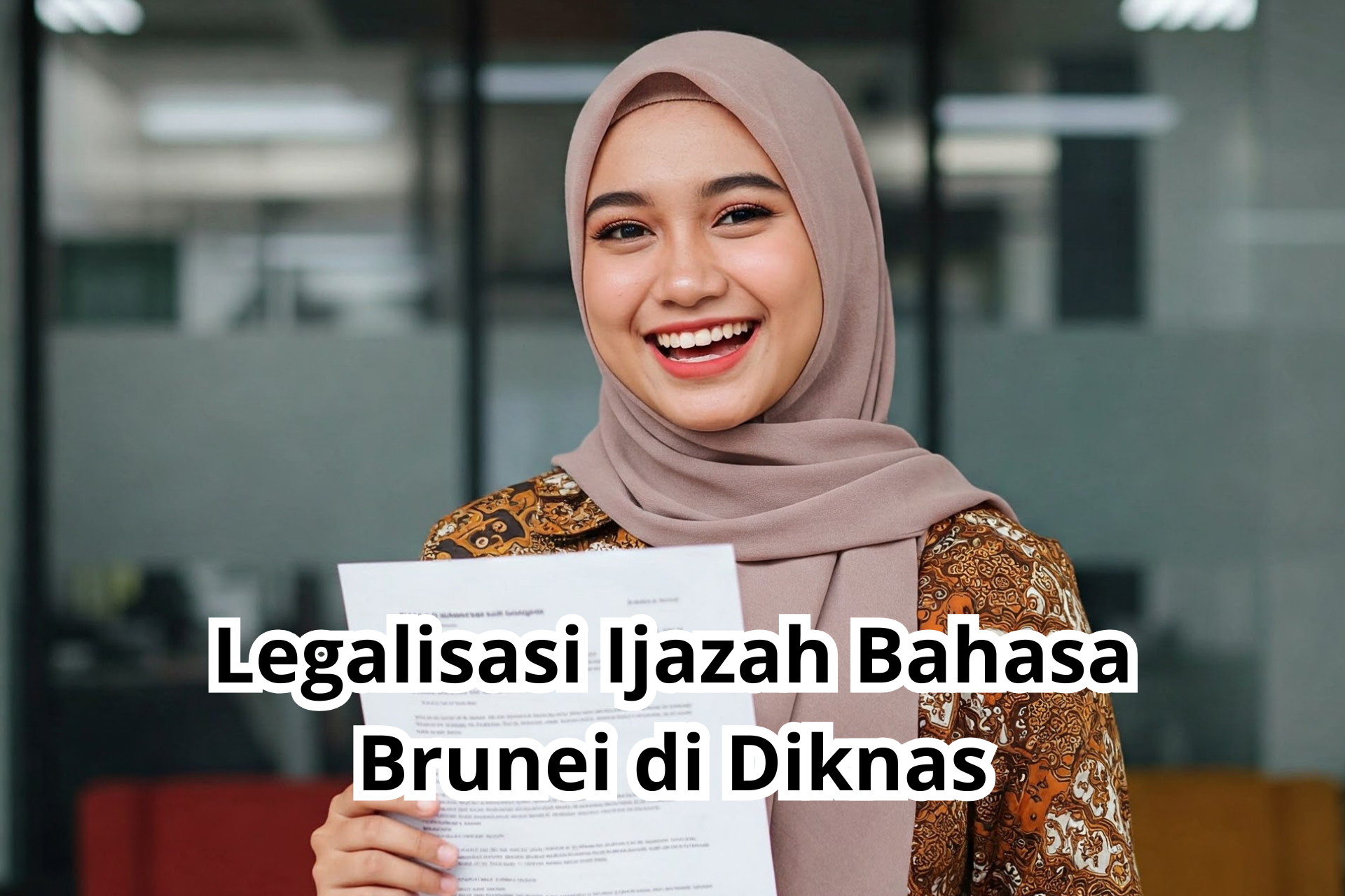 Legalisasi Ijazah Bahasa Brunei di Diknas