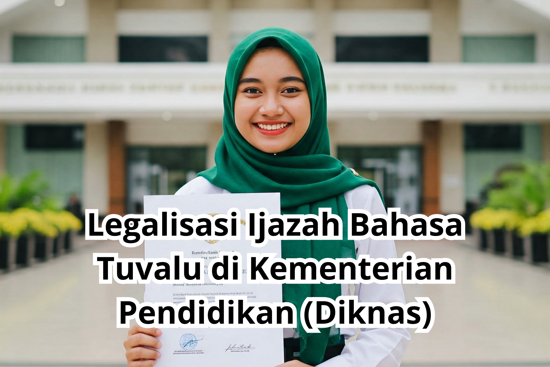 Legalisasi Ijazah Bahasa Tuvalu di Kementerian Pendidikan (Diknas)