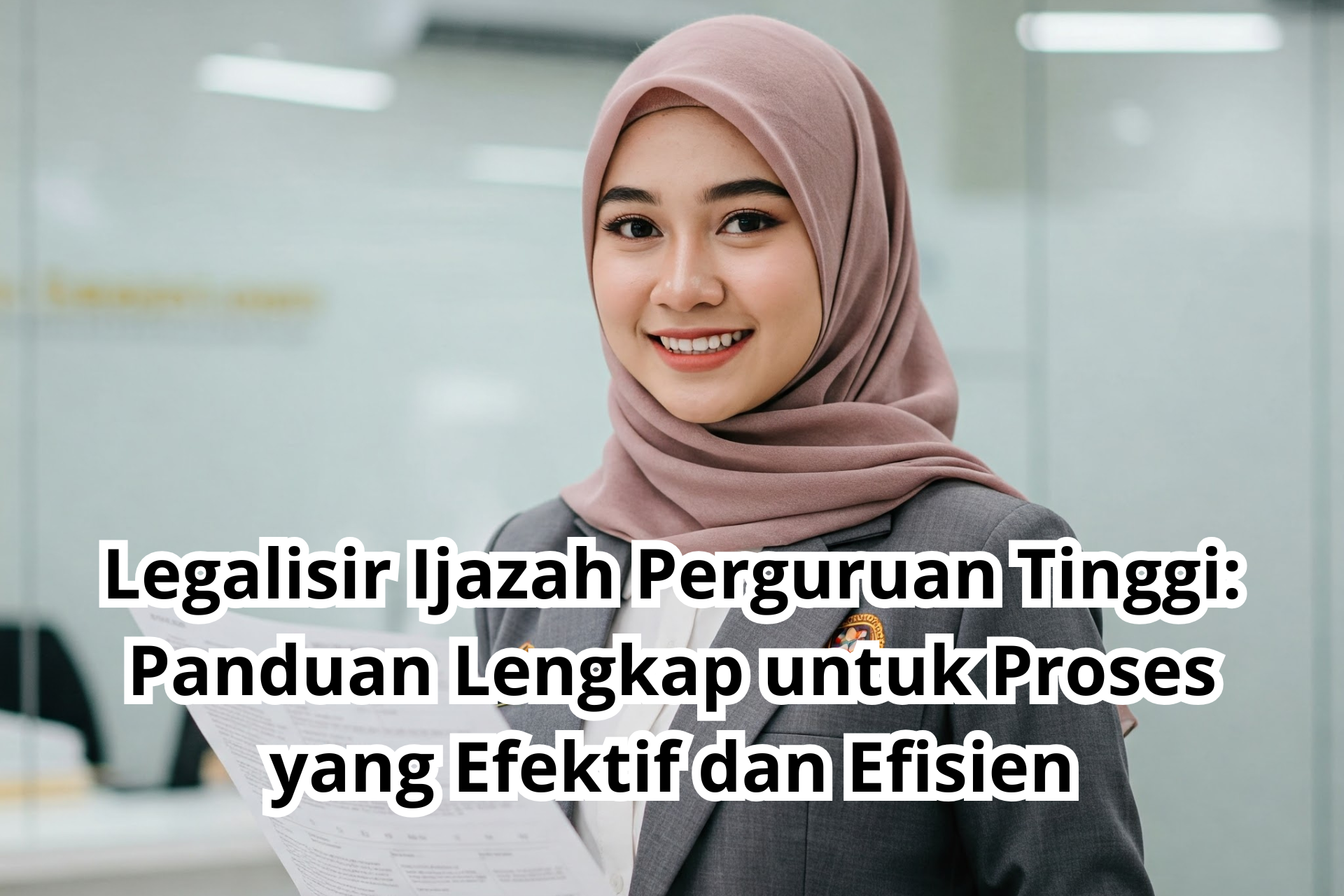 Legalisir Ijazah Perguruan Tinggi: Panduan Lengkap untuk Proses yang Efektif dan Efisien