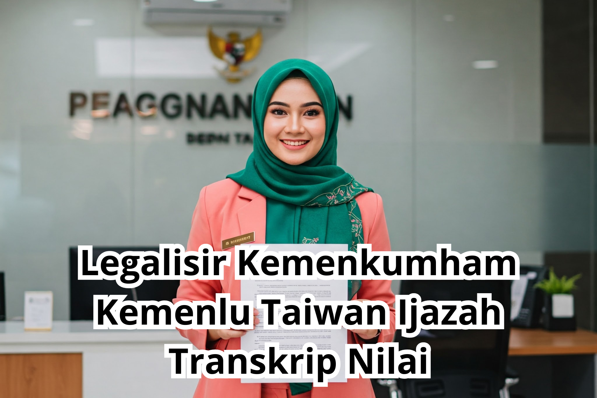 Legalisir Kemenkumham Kemenlu Taiwan Ijazah Transkrip Nilai