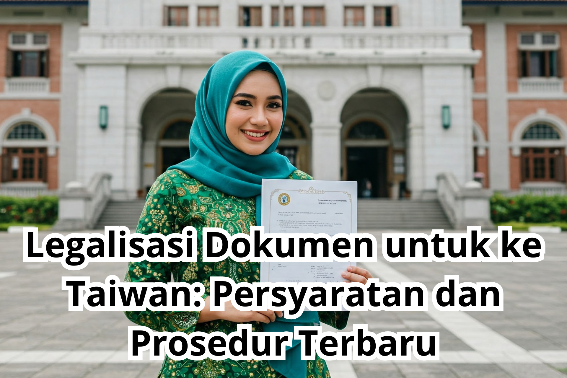 Legalisasi Dokumen untuk ke Taiwan: Persyaratan dan Prosedur Terbaru