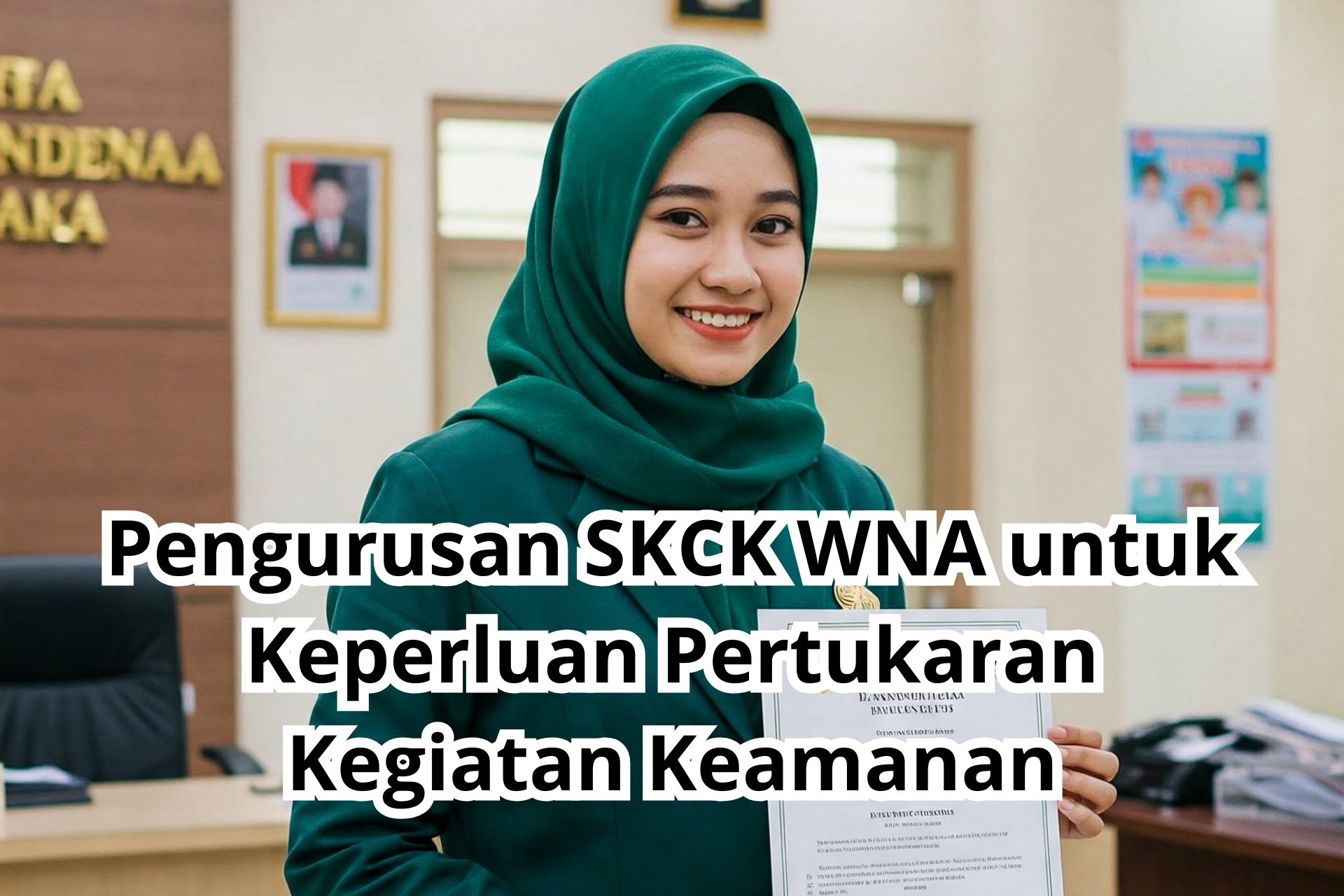 Pengurusan SKCK WNA untuk Keperluan Pertukaran Kegiatan Keamanan