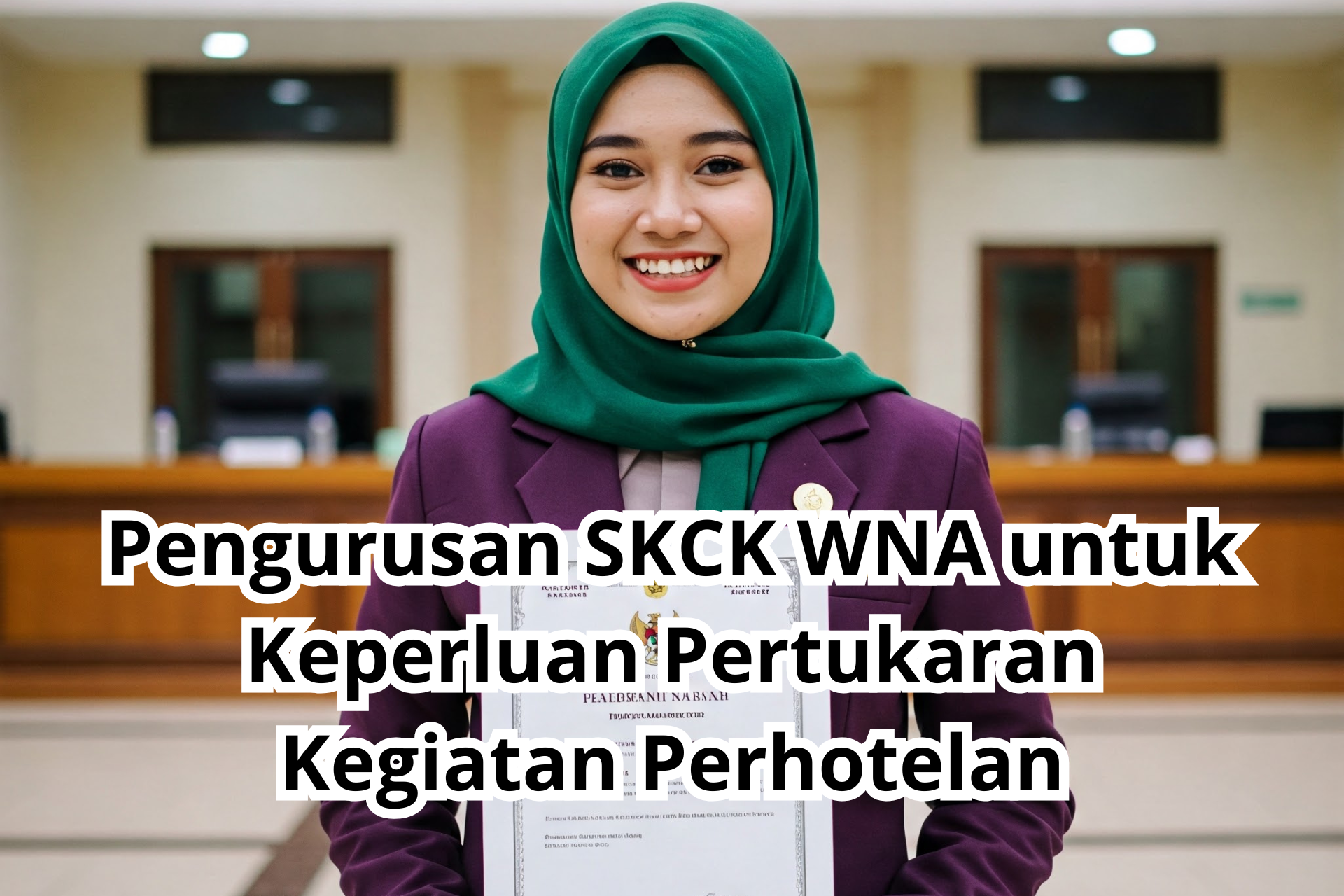 Pengurusan SKCK WNA untuk Keperluan Pertukaran Kegiatan Perhotelan