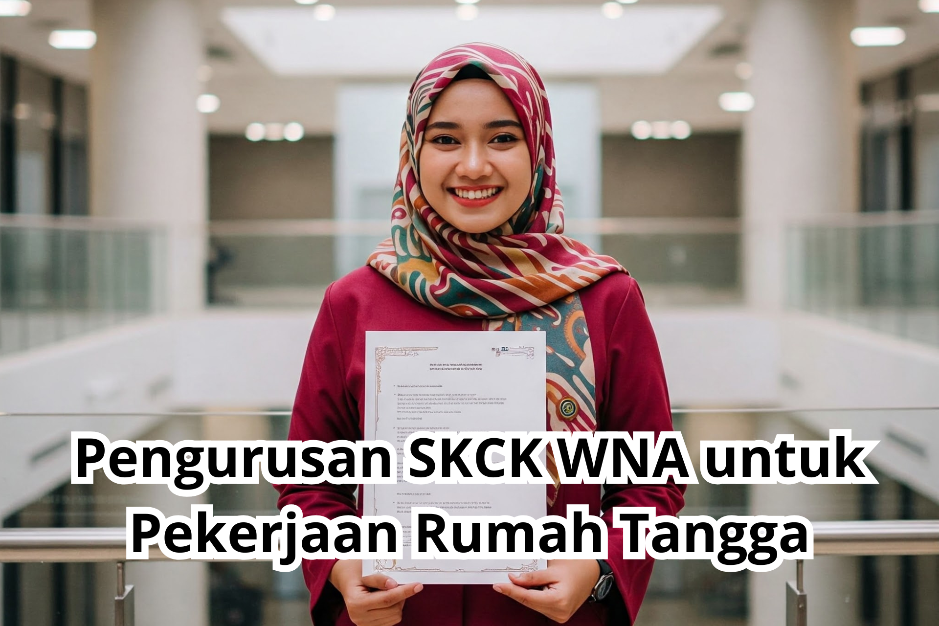 Pengurusan SKCK WNA untuk Pekerjaan Rumah Tangga