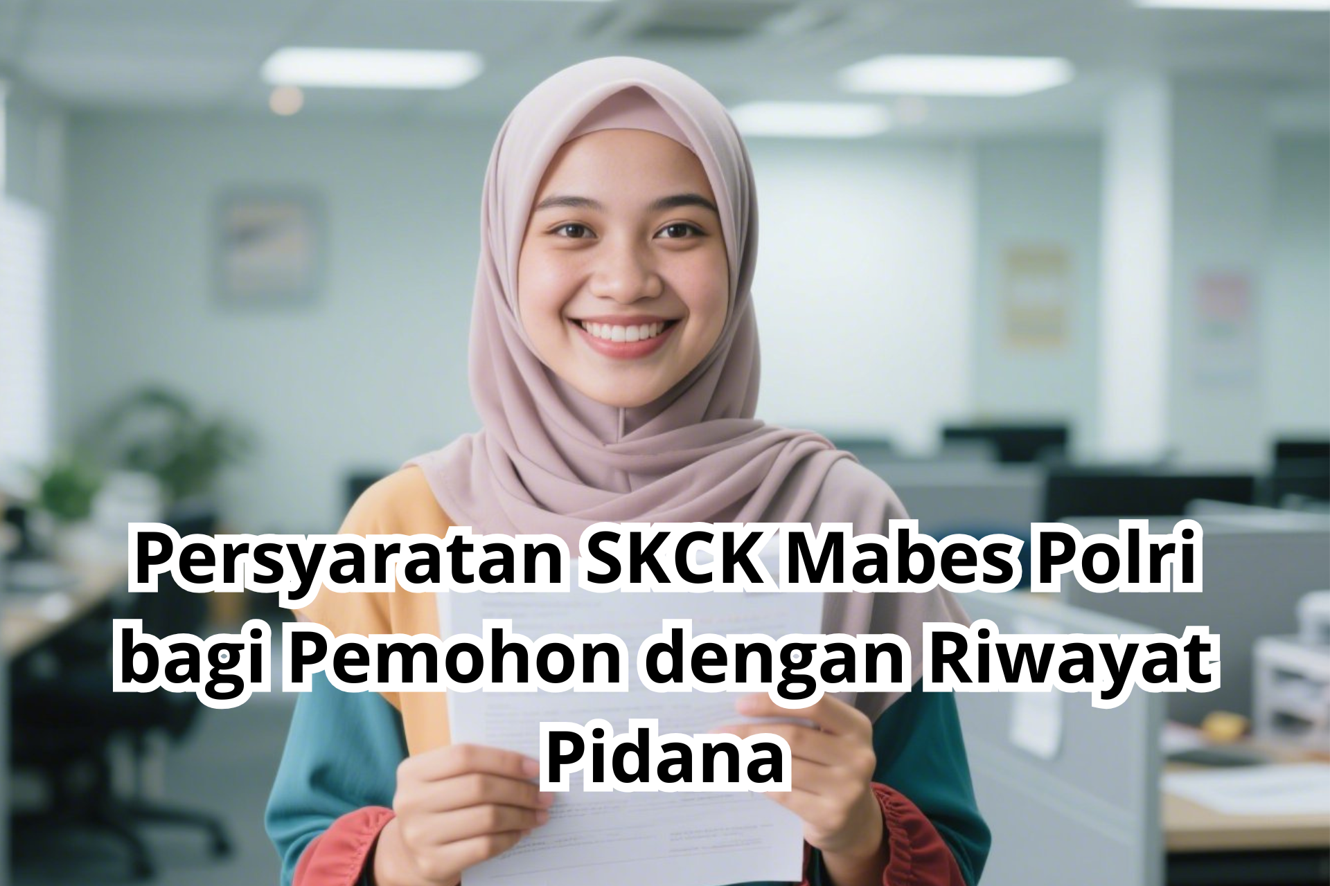 Persyaratan SKCK Mabes Polri bagi Pemohon dengan Riwayat Pidana