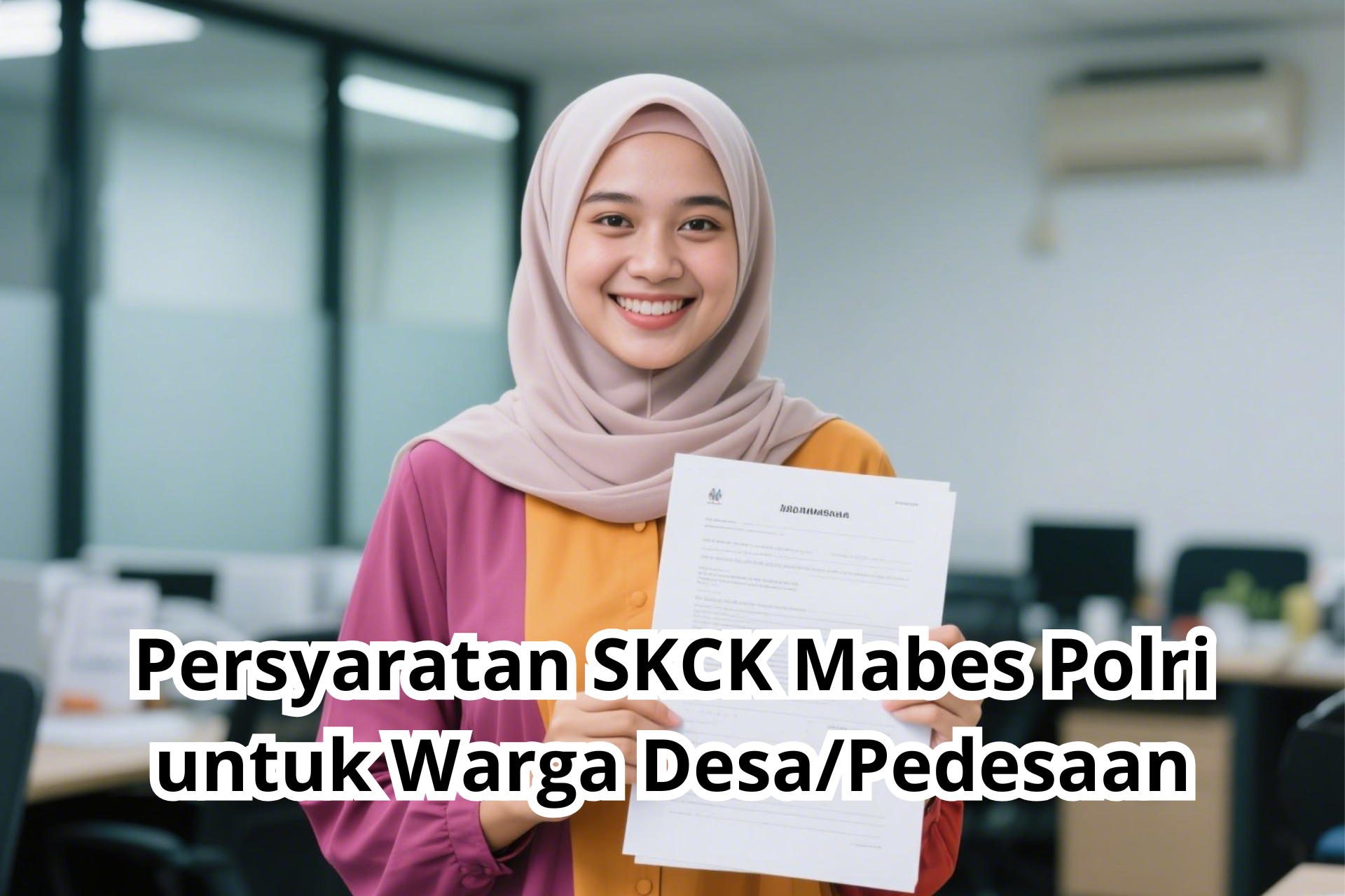 Persyaratan SKCK Mabes Polri untuk Warga Desa/Pedesaan