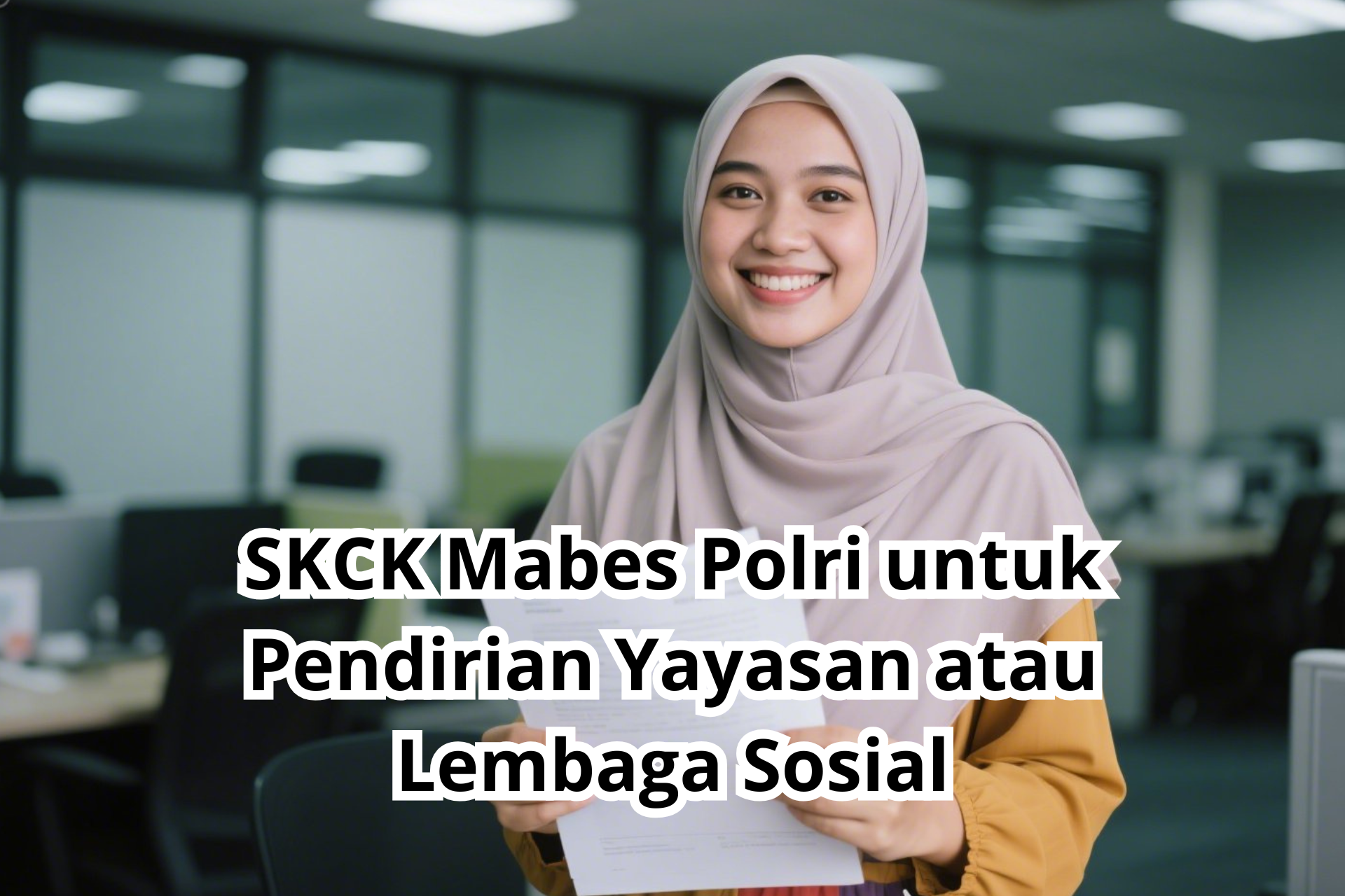 SKCK Mabes Polri untuk Pendirian Yayasan atau Lembaga Sosial