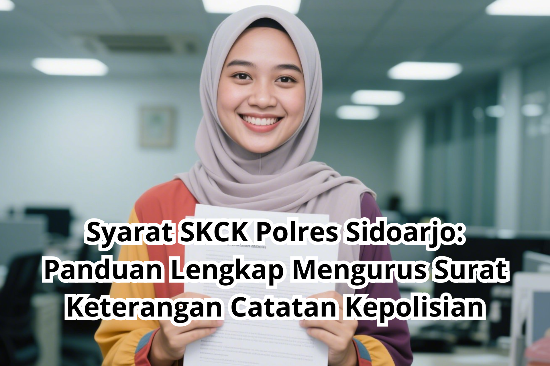 Syarat SKCK Polres Sidoarjo: Panduan Lengkap Mengurus Surat Keterangan Catatan Kepolisian
