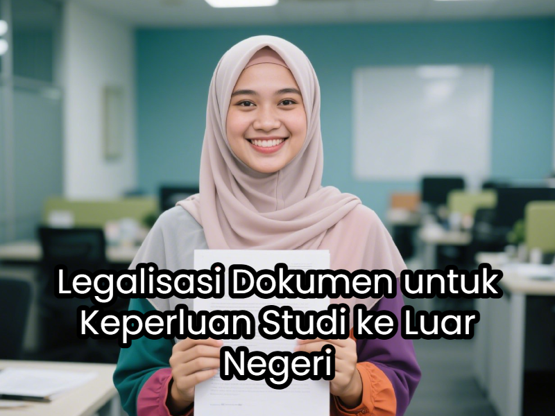 Legalisasi Dokumen untuk Keperluan Studi ke Luar Negeri