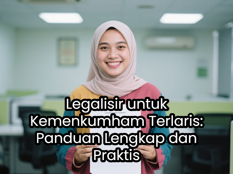 Legalisir untuk Kemenkumham Terlaris: Panduan Lengkap dan Praktis