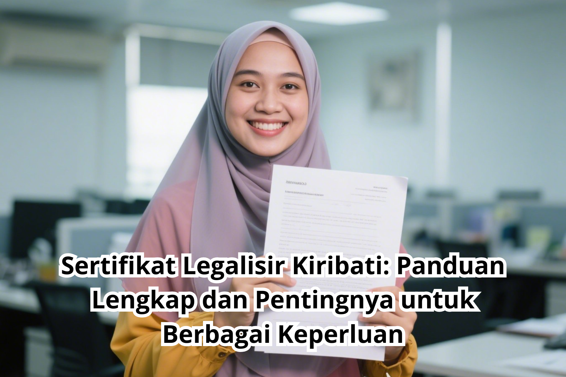 Sertifikat Legalisir Kiribati: Panduan Lengkap dan Pentingnya untuk Berbagai Keperluan